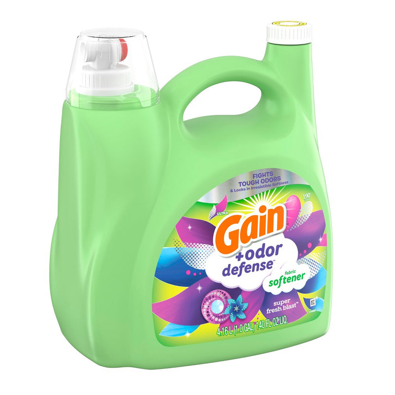 Gain Odor Defense Fabri1c Softener - Super Fresh Blast - 140 fl oz