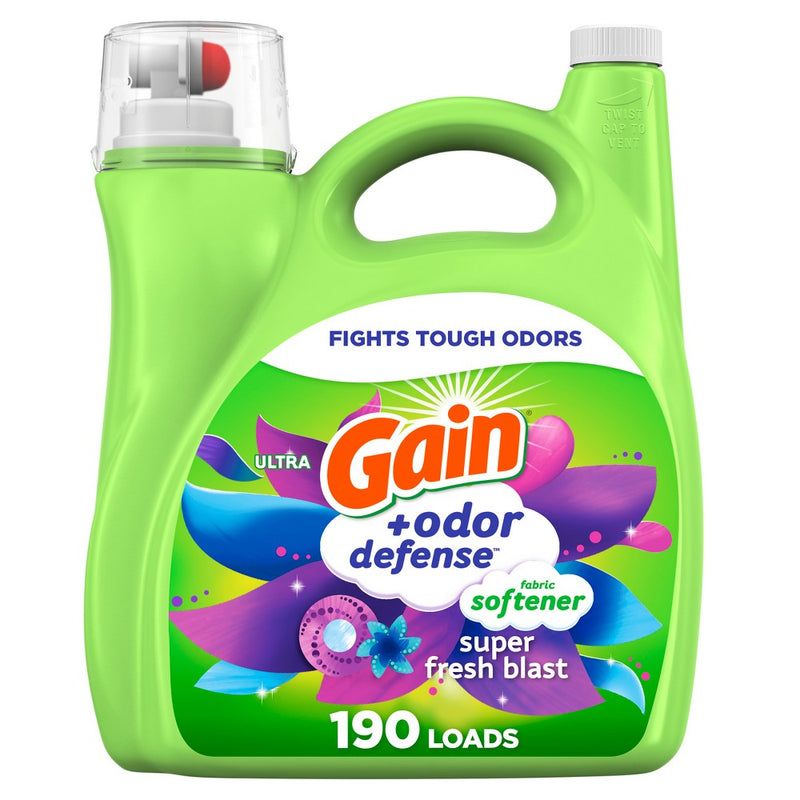 Gain Odor Defense Fabri1c Softener - Super Fresh Blast - 140 fl oz