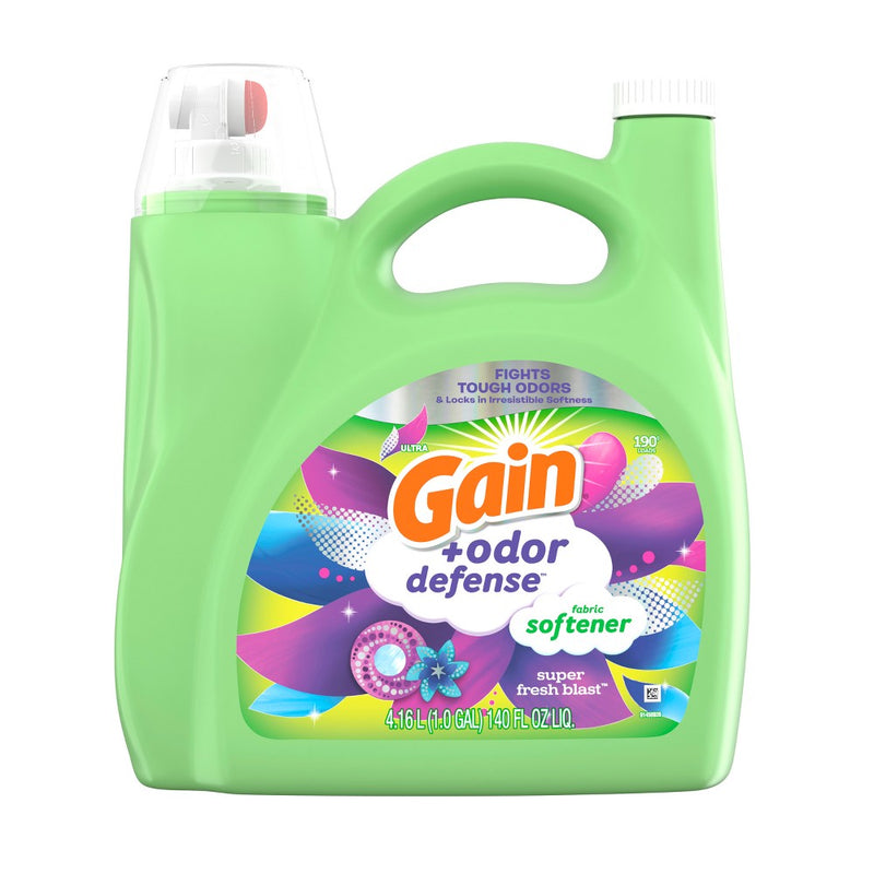 Gain Odor Defense Fabri1c Softener - Super Fresh Blast - 140 fl oz