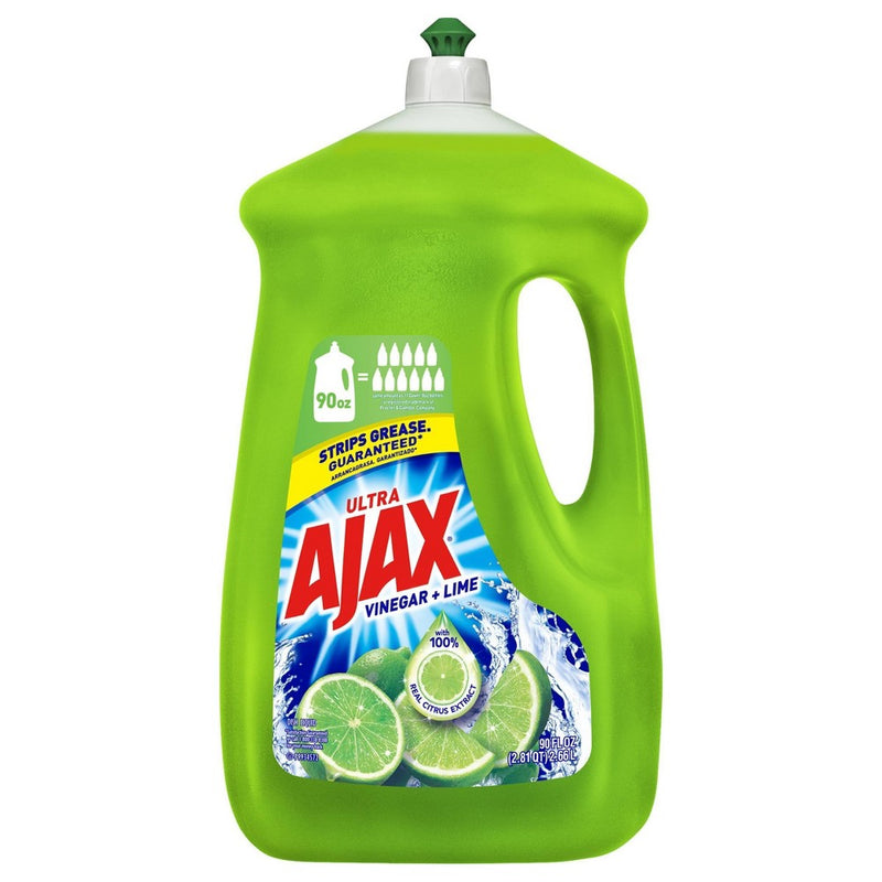 Ajax Ultra Liquid Dish Soap - Vinegar and Lime - 90 fl oz