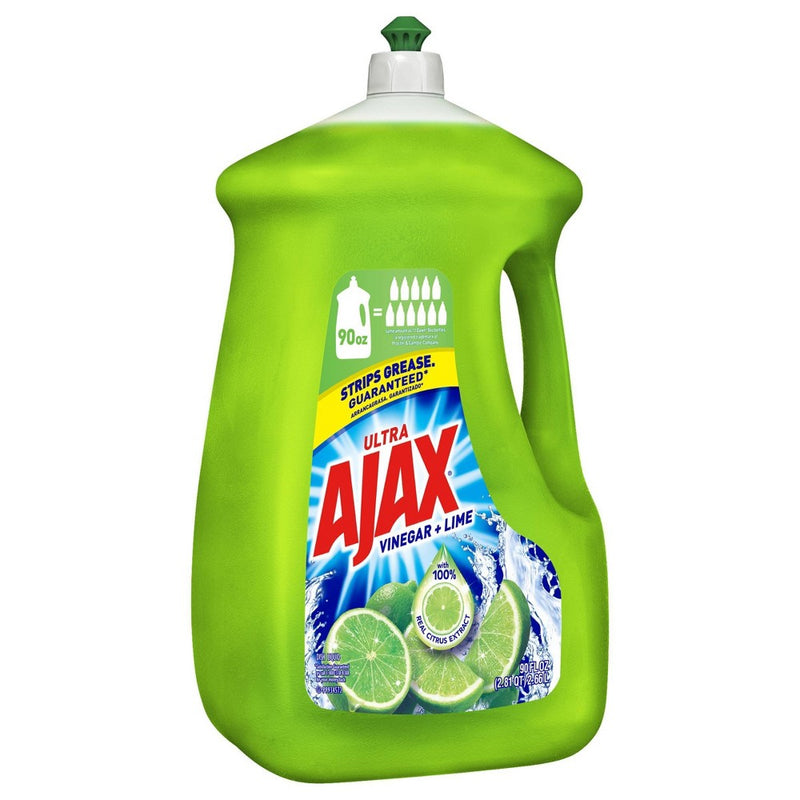 Ajax Ultra Liquid Dish Soap - Vinegar and Lime - 90 fl oz