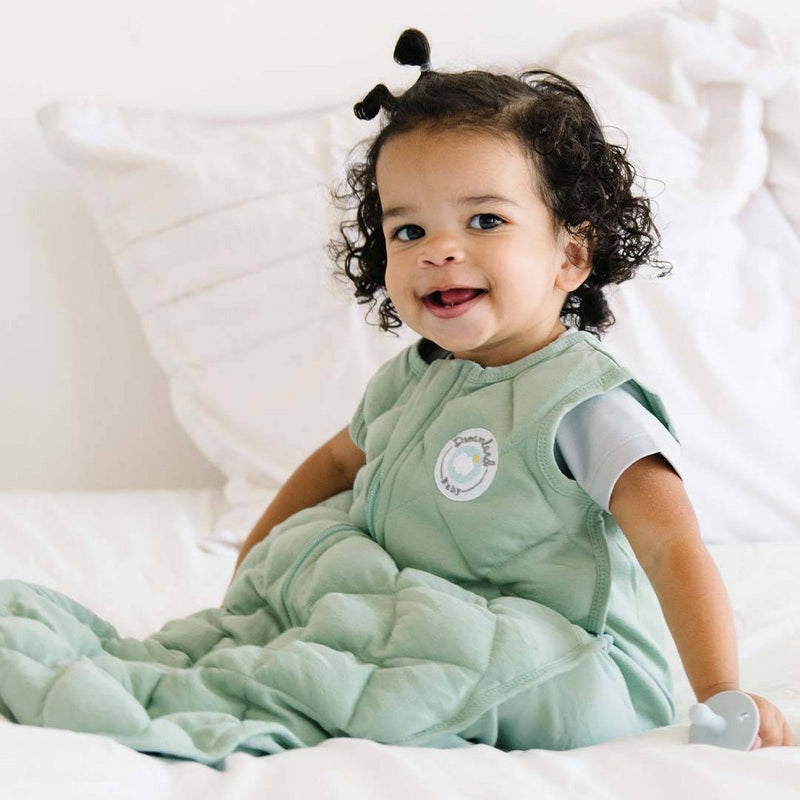 Dreamland Baby Weighted Sleep Sack Wearable Blanket - Green - L