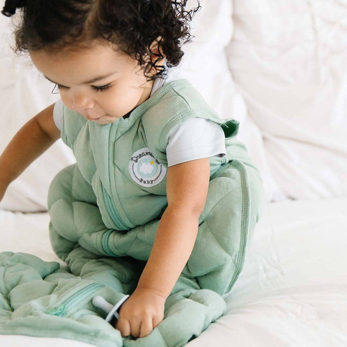 Dreamland Baby Weighted Sleep Sack Wearable Blanket - Green - L