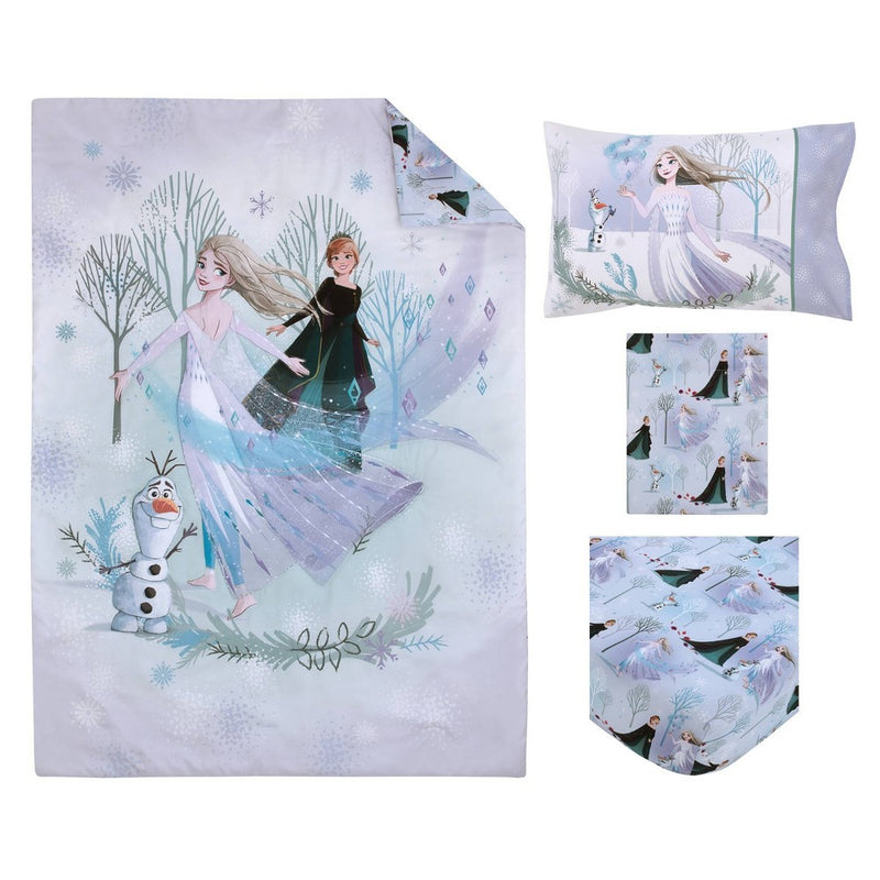 4pc Frozen 2 'Royally Cool' Toddler Bed Set