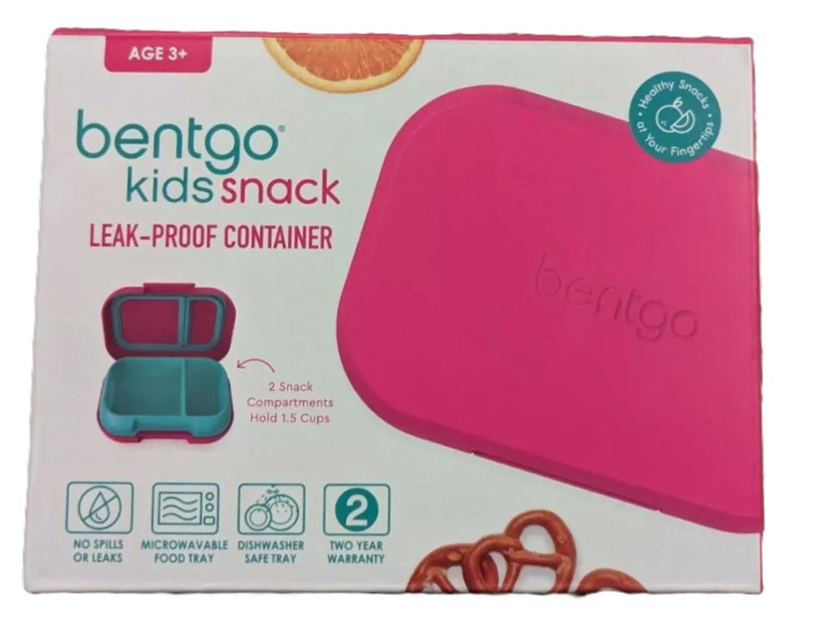 Bentgo Kids' Snack Leak-proof Storage Container Fuchsia/Teal