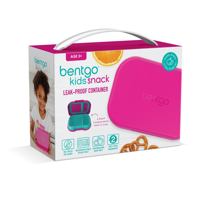 Bentgo Kids' Snack Leak-proof Storage Container Fuchsia/Teal