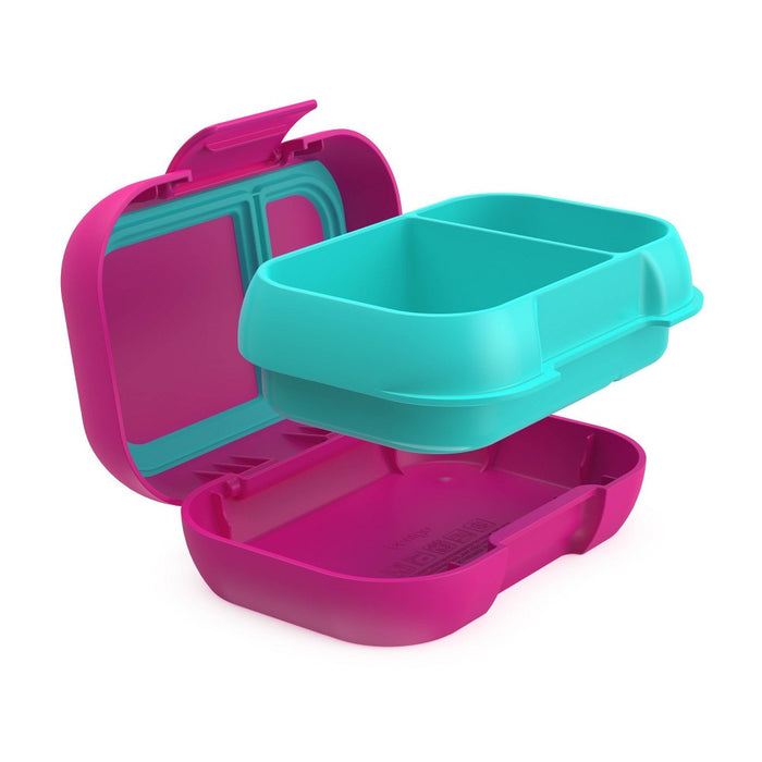 Bentgo Kids' Snack Leak-proof Storage Container Fuchsia/Teal