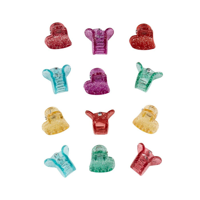 scunci Kids Jaw Clips - Glitter - 12pk
