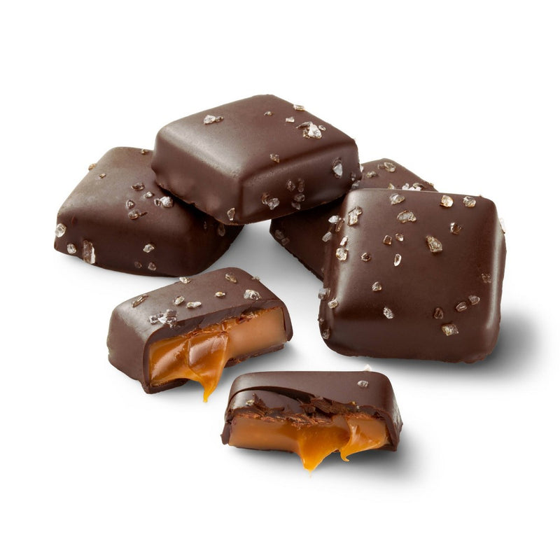 Dark Chocolate Sea Salt Caramels - 11oz - Favorite Day