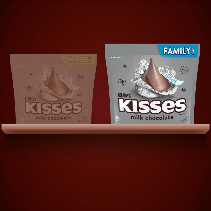 Hershey's Kisses Milk Chocolate Candy - 17.9oz