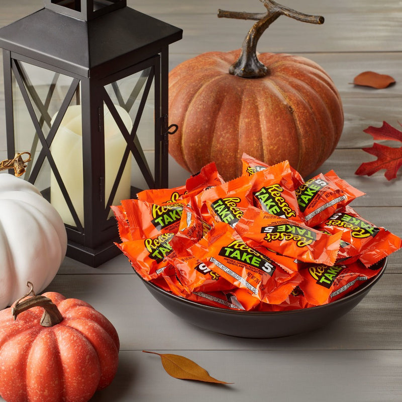 Reese's Take 5 Pretzel, Caramel, Peanut Butter, Chocolate Snack Size Candy Bars - 11.25oz