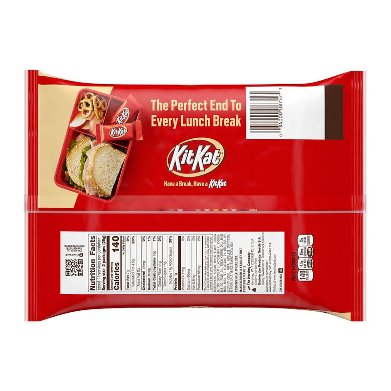 Kit Kat Milk Chocolate Snack Size Wafer Candy Bars - 10.78oz