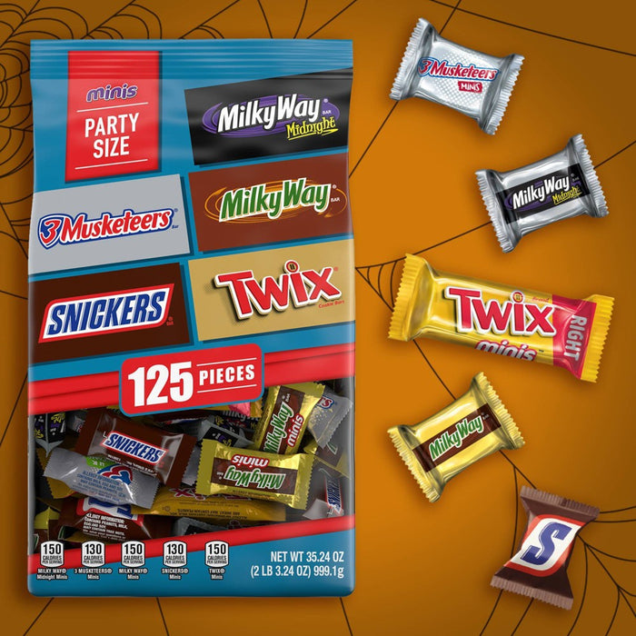 Mars Minis Chocolate Favorites Variety Pack - 125ct/35.24oz