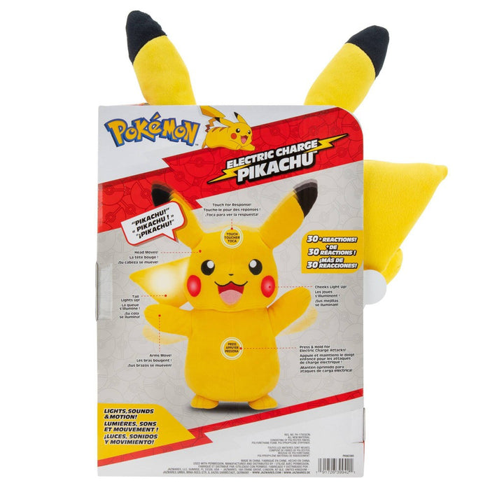 Pokemon Electric Charge Pikachu Plush