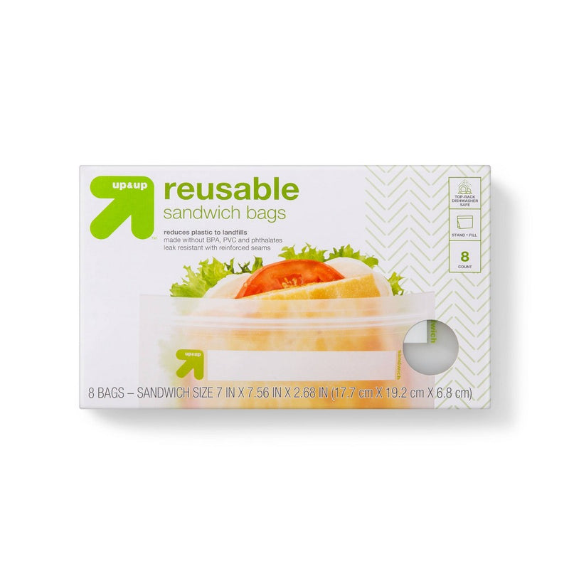 Reusable Bag - Sandwich - 8pk - up & up