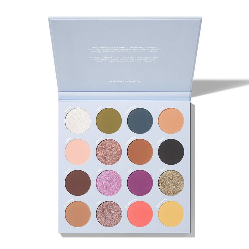 Morphe 2 x Maddie Ziegler Changement 16-Pan Artistry Eyeshadow Palette - 0.67oz