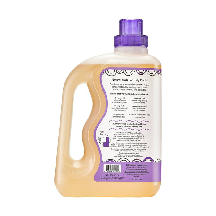 Zum Laundry Soap - Lavender - 64 fl oz