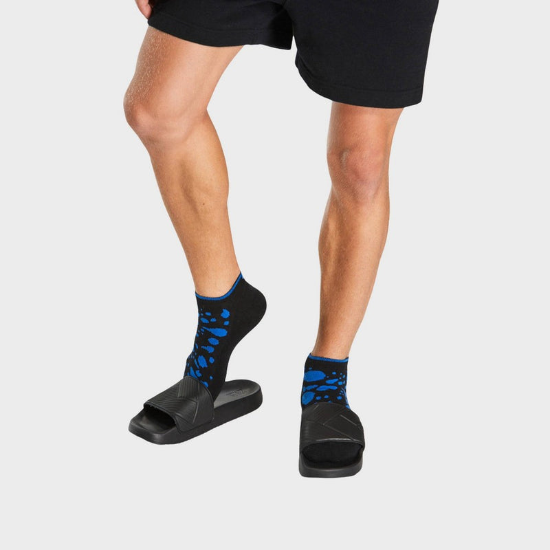 Pair of Thieves Men's Splatter Cushion Low Cut Socks 3pk - Black 6-12