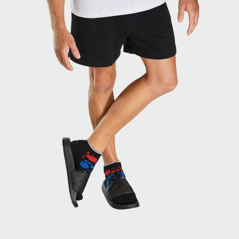Pair of Thieves Men's Splatter Cushion Low Cut Socks 3pk - Black 6-12