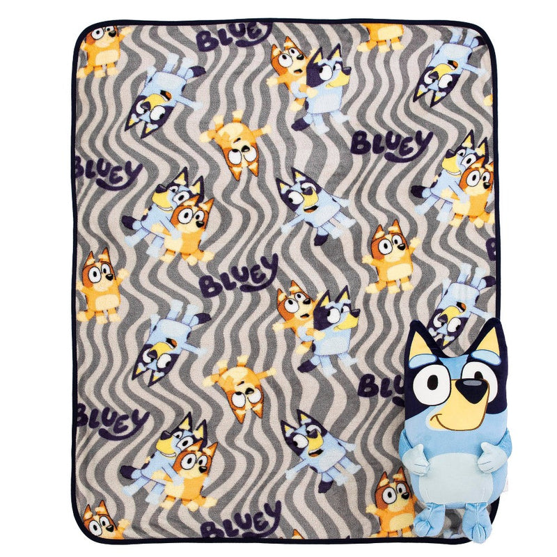 40"x50" BBC Bluey Silk Touch Kids' Throw Blanket and HD Hugger