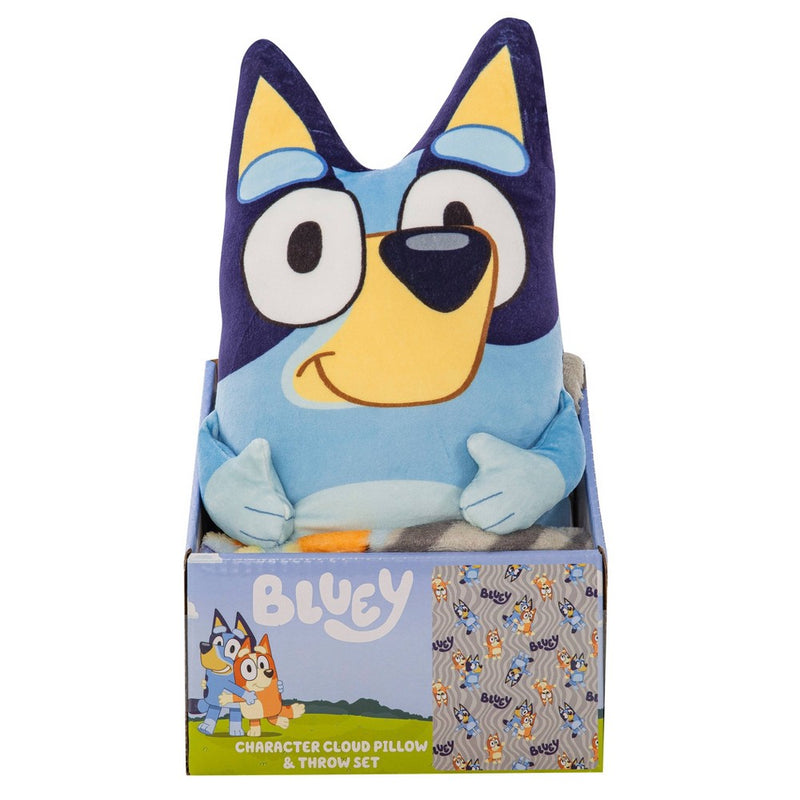 40"x50" BBC Bluey Silk Touch Kids' Throw Blanket and HD Hugger