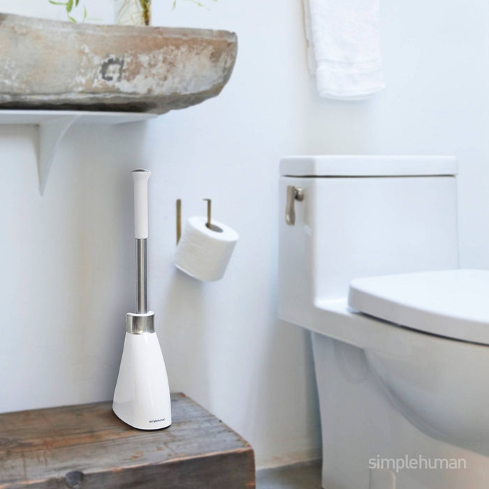 simplehuman Toilet Brush with Caddy White