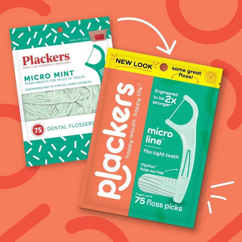 Plackers Micro Mint Flosser - 160ct