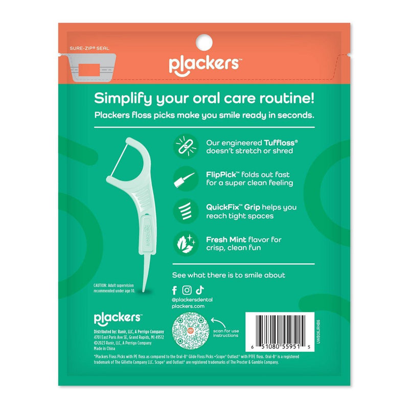 Plackers Micro Mint Flosser - 160ct