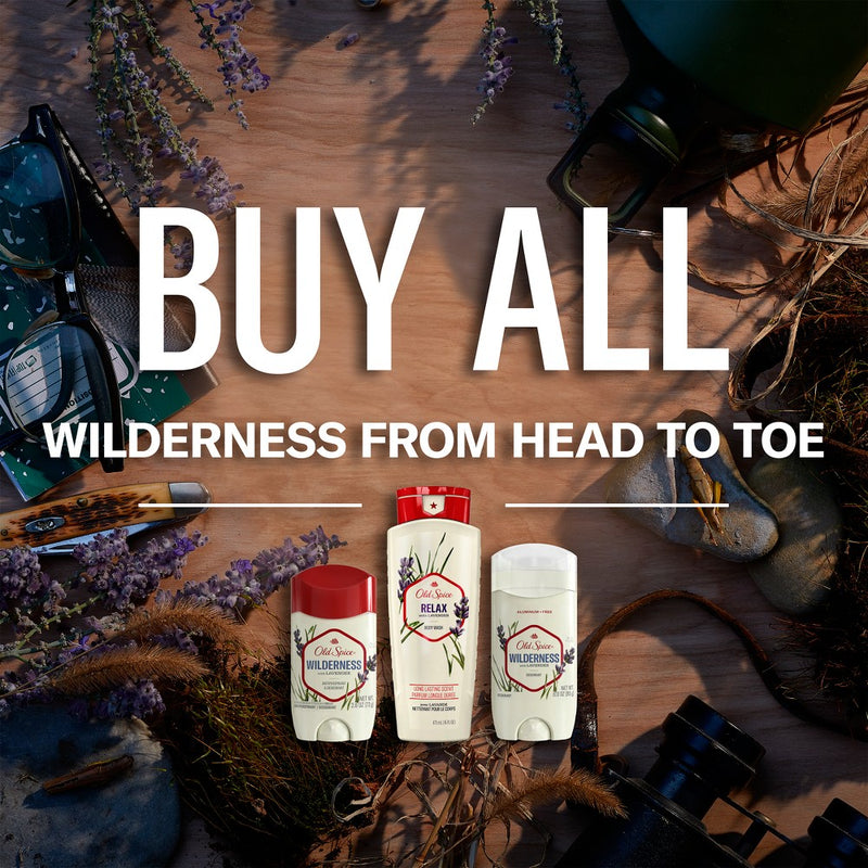 Old Spice Men's Deodorant Aluminum-Free Wilderness with Lavender - 3oz