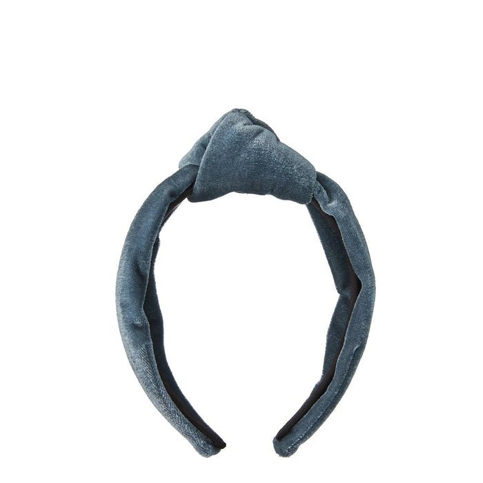 Kristin Ess The Luxe Velvet Headband - Denim