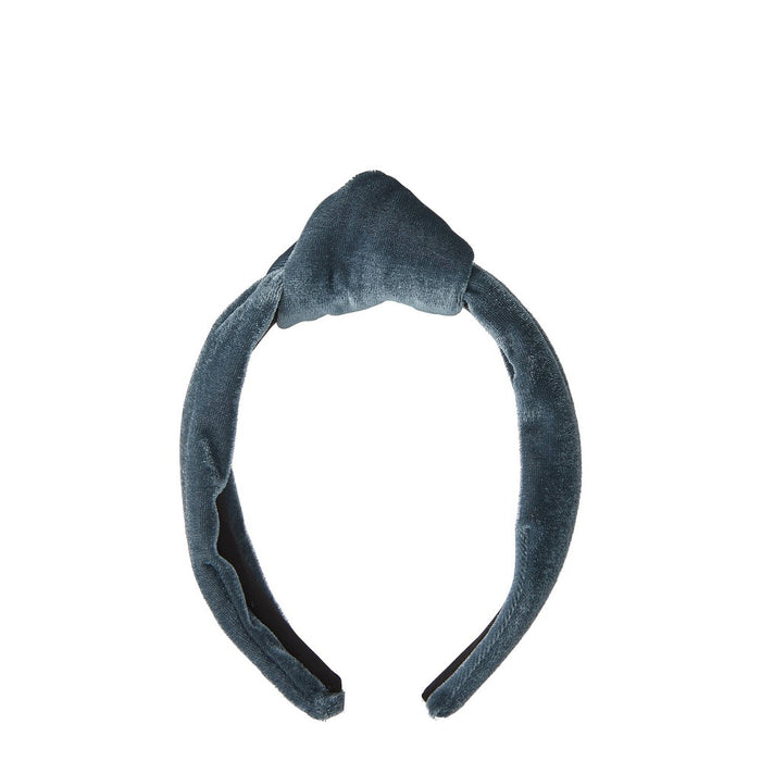 Kristin Ess The Luxe Velvet Headband - Denim