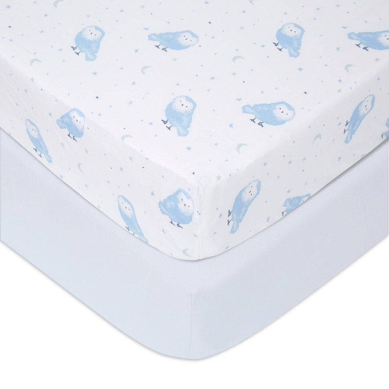 aden + anais Essentials Cotton Poplin Sheets Time to Dream - 2pk