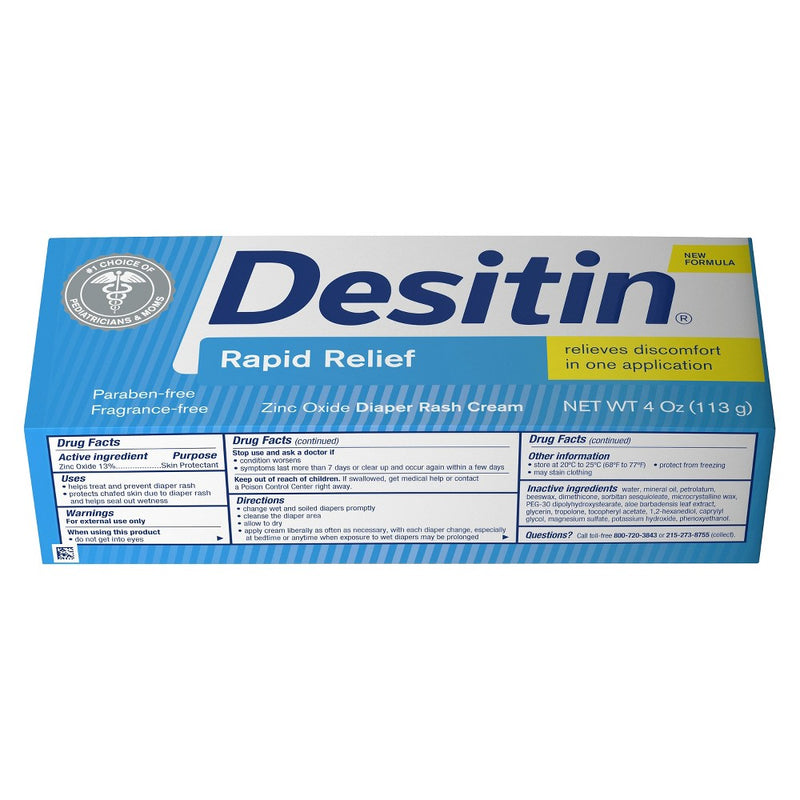 Desitin Daily Defense Baby Diaper Rash Cream with Zinc Oxide - 4oz