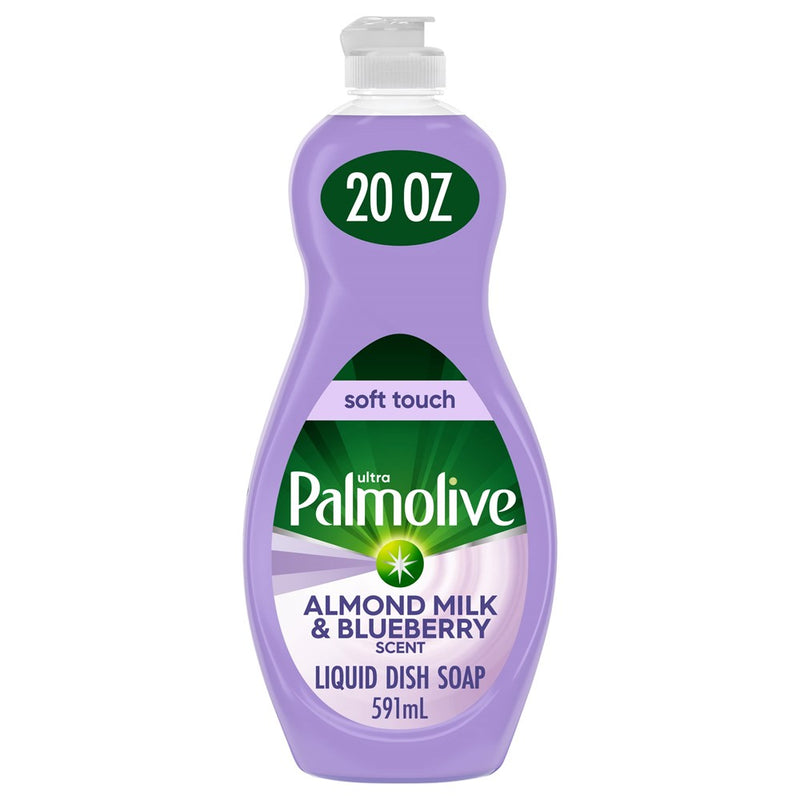 Palmolive Ultra Soft Touch Dish Soap, Almond Milk & Blueberry 20 Fl Oz
