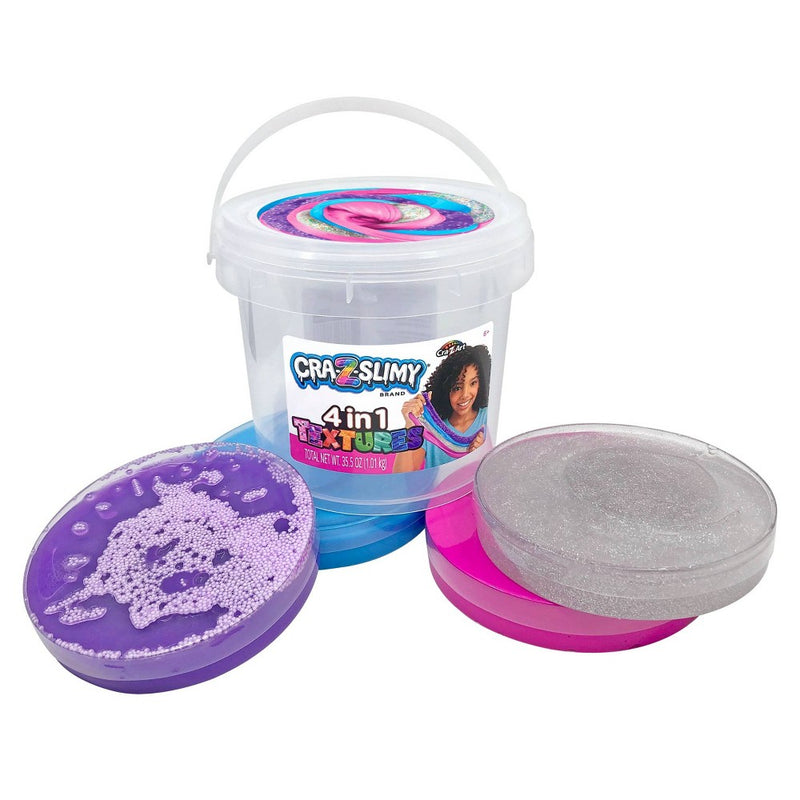 Cra-Z-Slimy 4-in-1 Textures Bucket