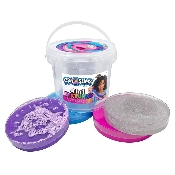 Cra-Z-Slimy 4-in-1 Textures Bucket