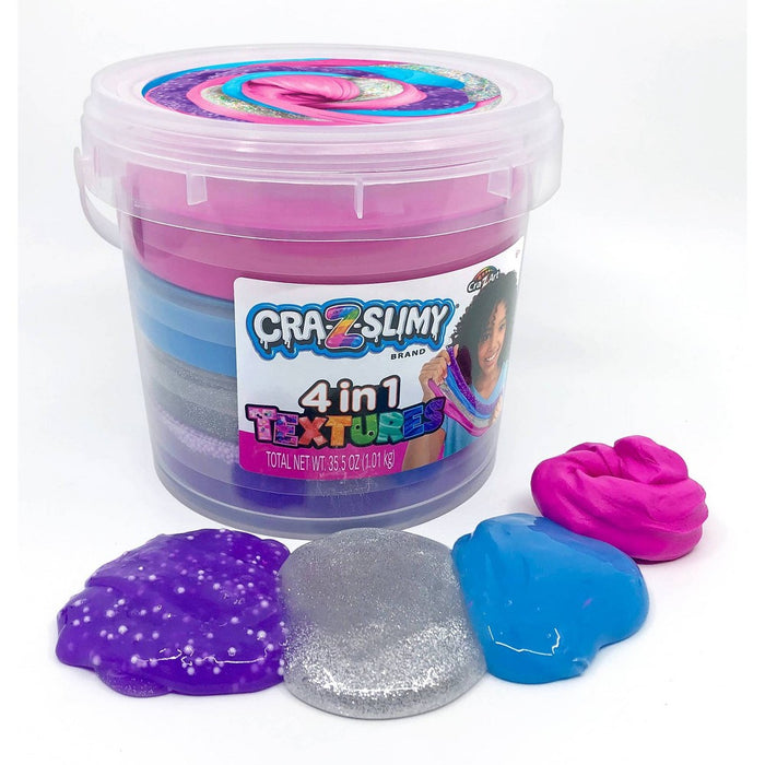 Cra-Z-Slimy 4-in-1 Textures Bucket