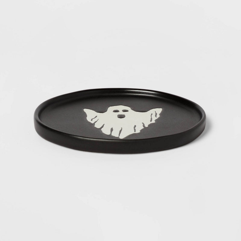 Halloween Ghost Stoneware Appetizer Plate - Threshold