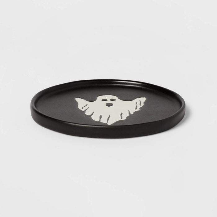 Halloween Ghost Stoneware Appetizer Plate - Threshold