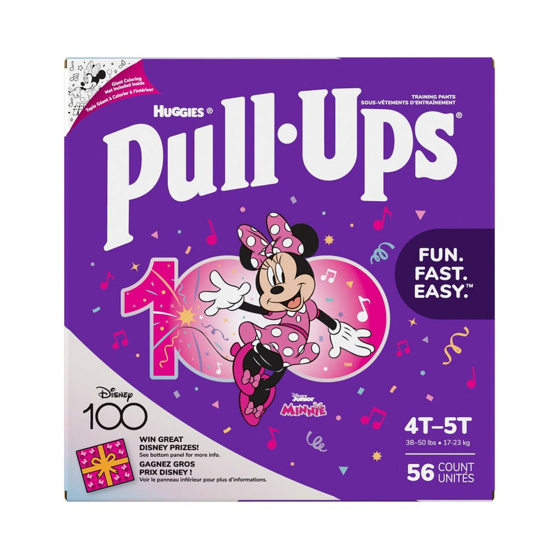 Pull-Ups Girls' Learning Designs Training Pants Econ+ Pack - Size 4T-5T - 56ct