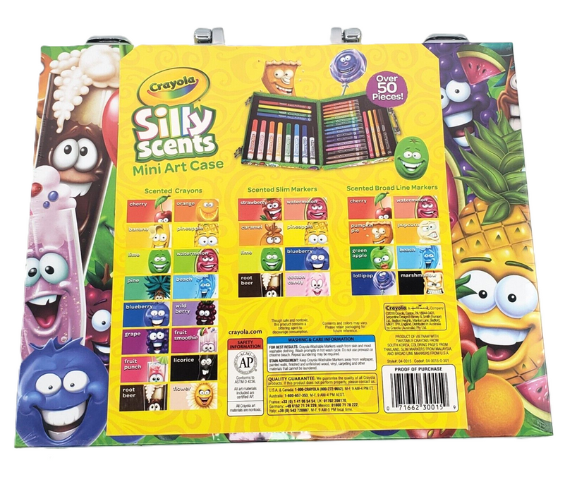 Crayola 53pc Silly Scents Mini Art Case