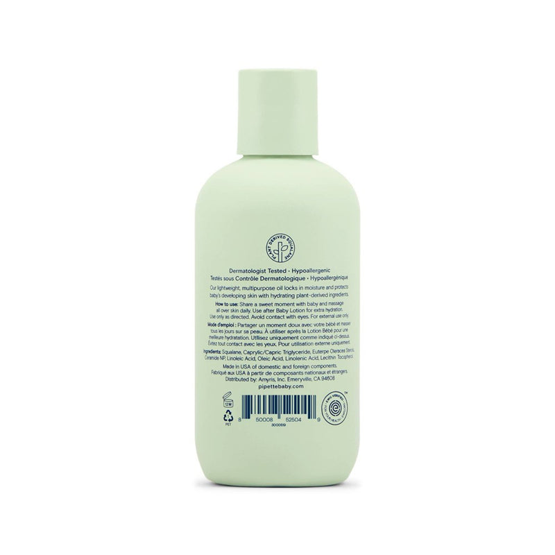 Pipette Fragrance Free Baby Oil - 4.5 fl oz