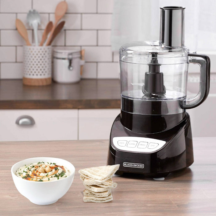 BLACK+DECKER Easy Assembly 8-Cup Food Processor Black - FP4100B