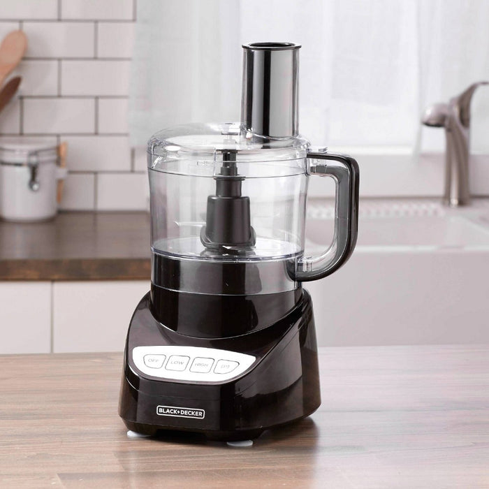BLACK+DECKER Easy Assembly 8-Cup Food Processor Black - FP4100B