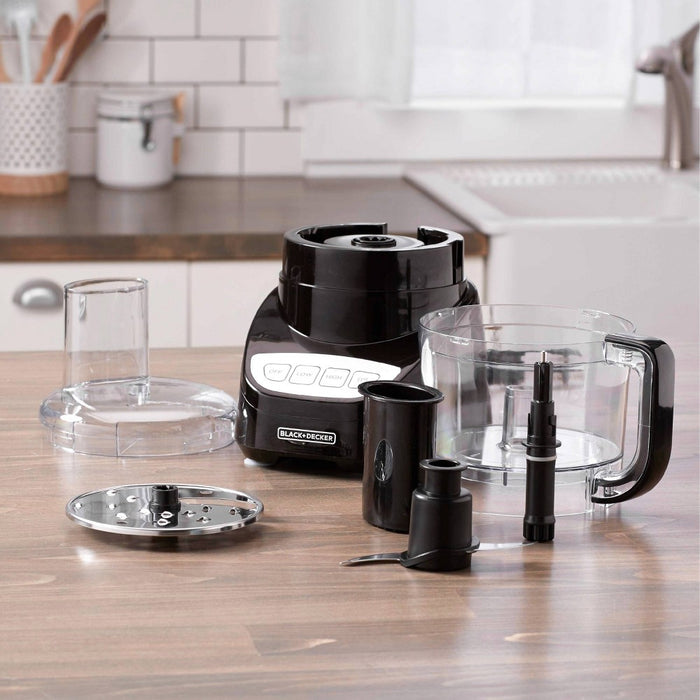 BLACK+DECKER Easy Assembly 8-Cup Food Processor Black - FP4100B