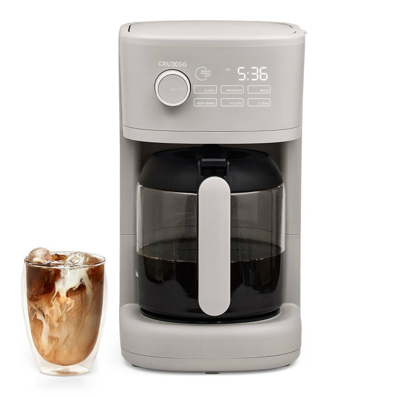 CRUXGG 12 Cup Programmable Coffee Maker