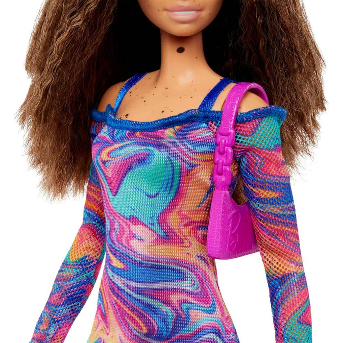 Barbie Fashionistas Doll #206 with Crimped Hair and Freckles