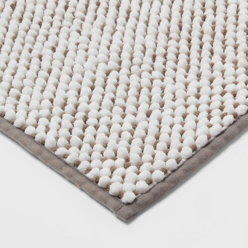 2pk 17"x24" Rug Set Gray - Room Essentials