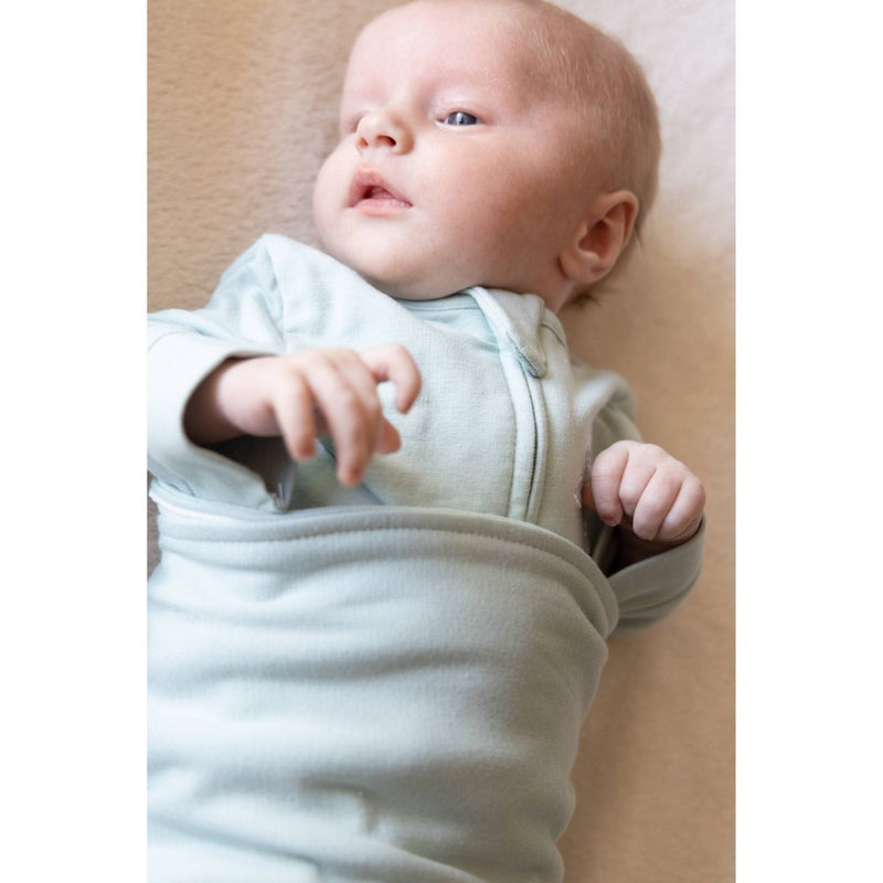 Butterfly 2-in-1 Swaddle and Transitional Sleep Sack - Green