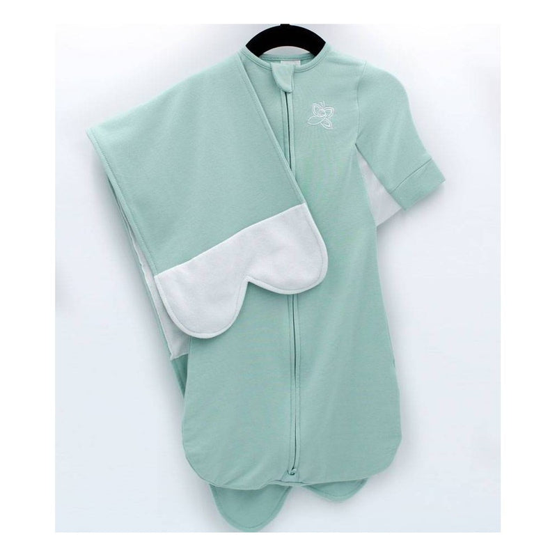 Butterfly 2-in-1 Swaddle and Transitional Sleep Sack - Green